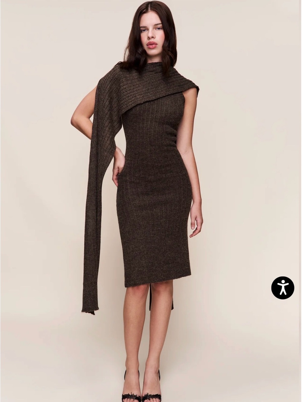 GUIZIO NWT Hooded Knit Dress